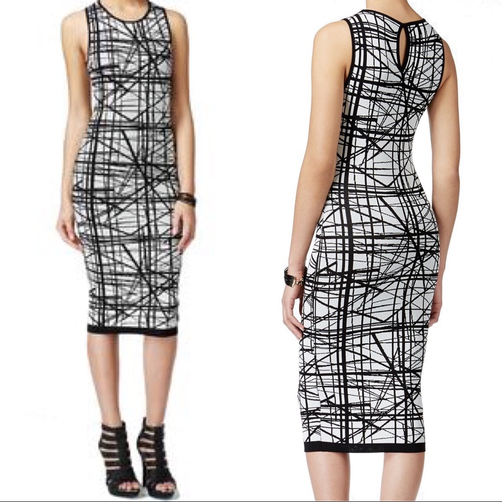 XOXO Juniors  Midi ✨HP✨ Stretch Bodycon Dress Retro Deadstock NWT NEW